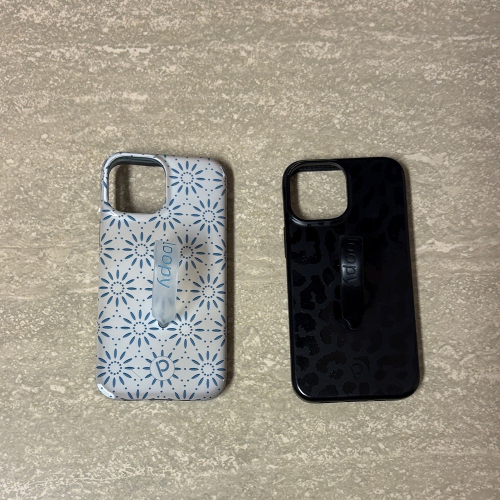 Loopy Case White and Black Patterned Phone Cases